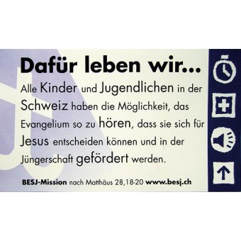 Kleber BESJ-Mission